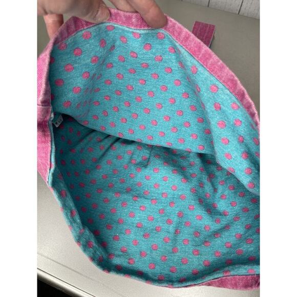 Vintage OshKosh B'gosh Pink Polka Dot Overall Dress 24 Months Union Made USA - Picture 5 of 8